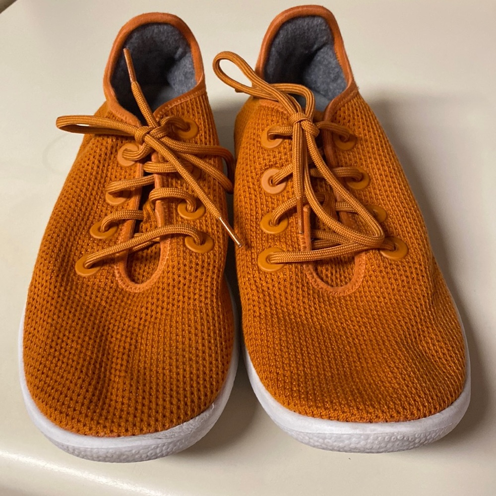 All birds mens orange sneaker size 12